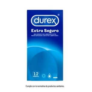 DUREX EXTRA SEGURO PRESERVATIVOS 12 U