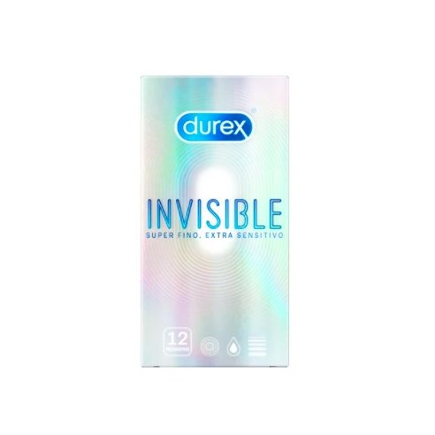 DUREX INVISIBLE EXTRA FINO EXTRA LUBRICADO PRESE